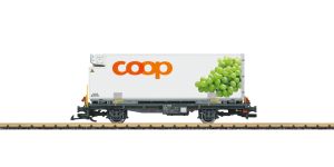 LGB 45887-02 - G - Containertragwagen coop, RhB, Ep. VI - Wagen 2